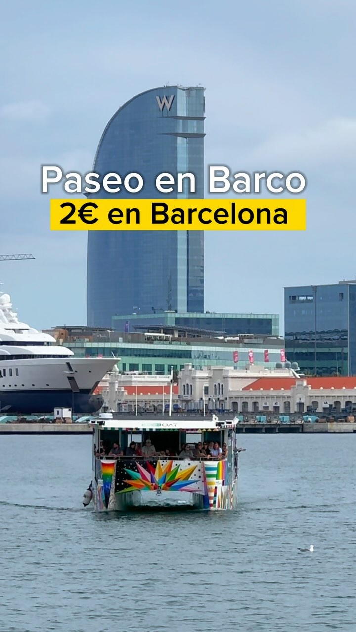 Barcelona's Electric Boat: La Rambla to Barceloneta