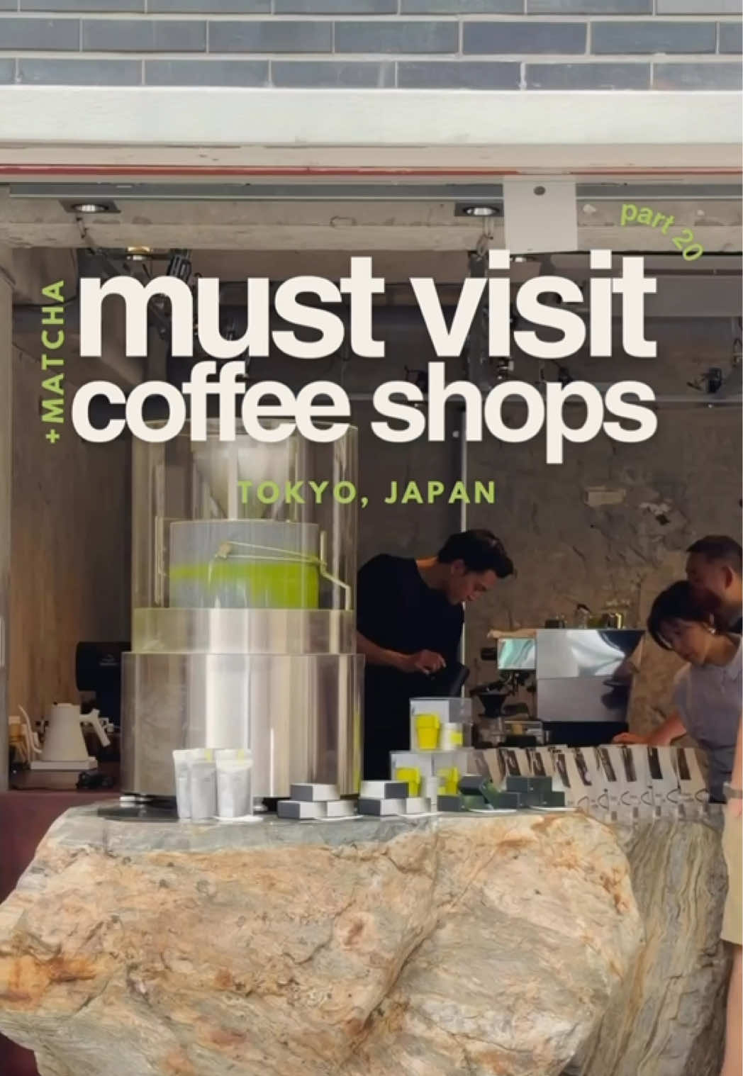 Tokyo Shop Features Industrial Design and Coffee