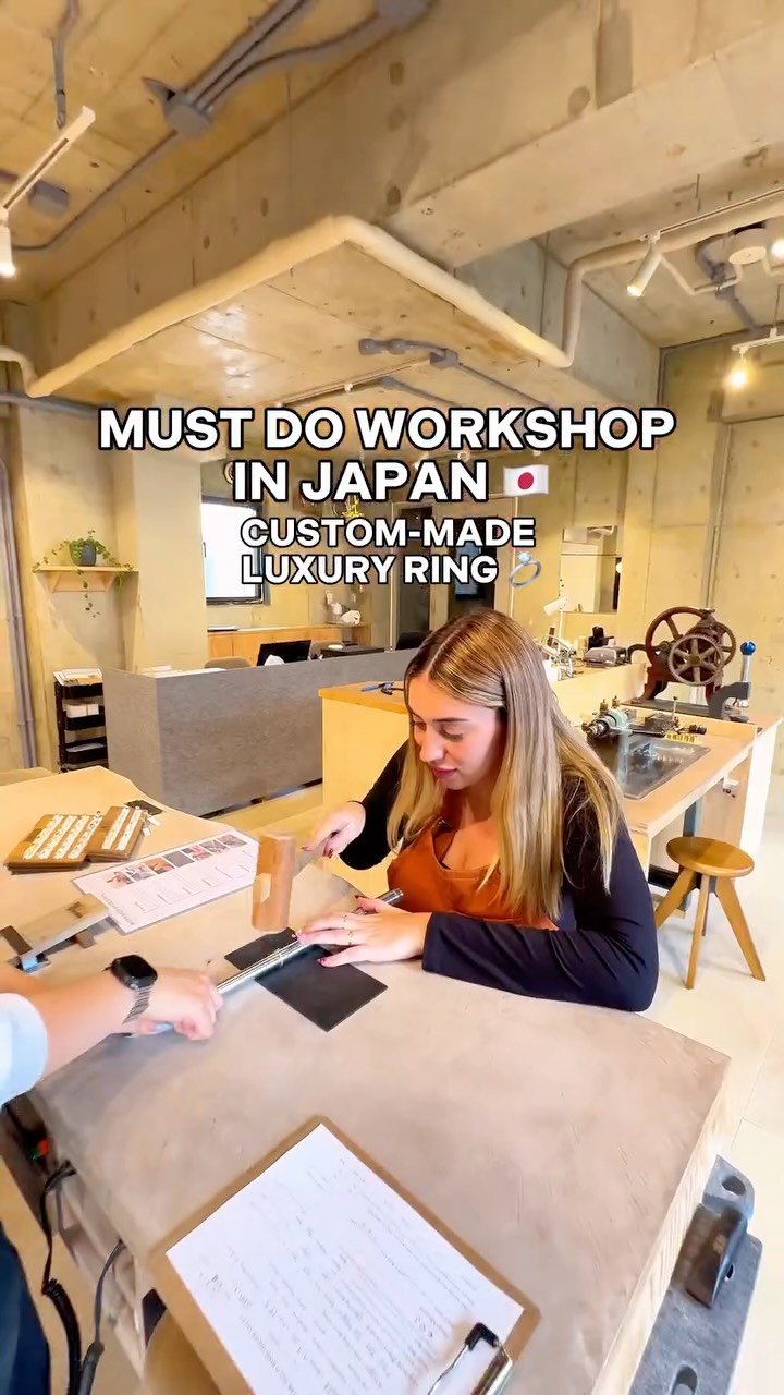 Tokyo Ring Making Workshop Experience
