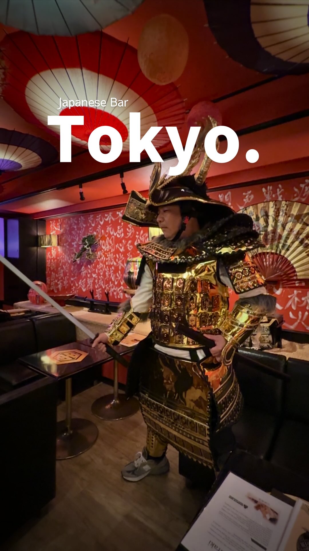 Tokyo's Shogun Bar: Samurai Dress-Up & All-You-Can-Drink