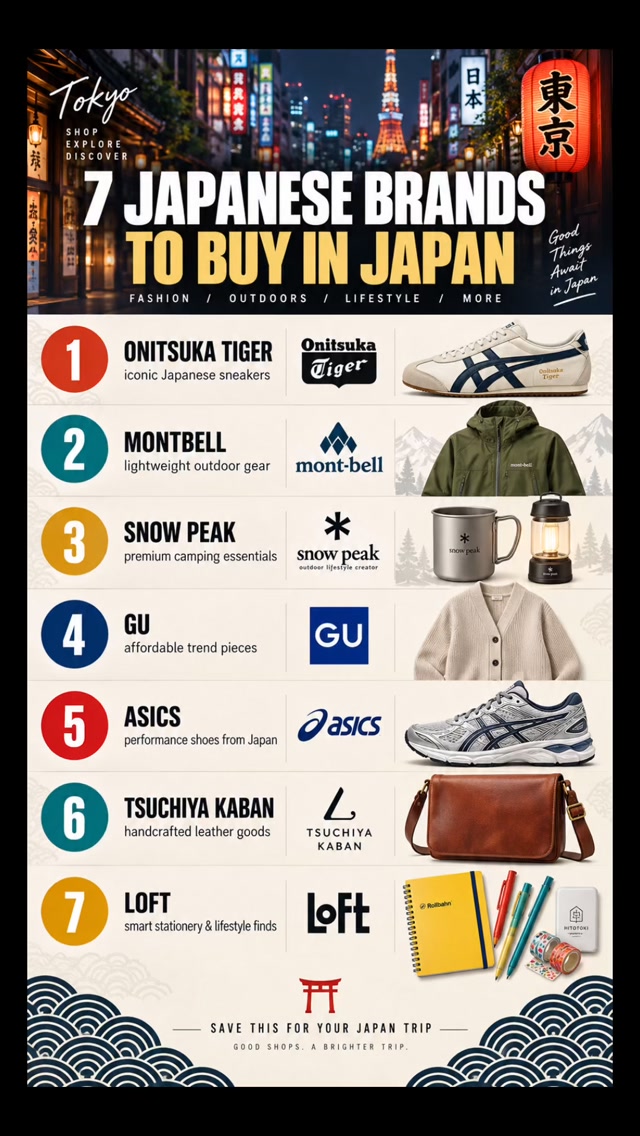 Guide To Seven Japanese Brands In Japan