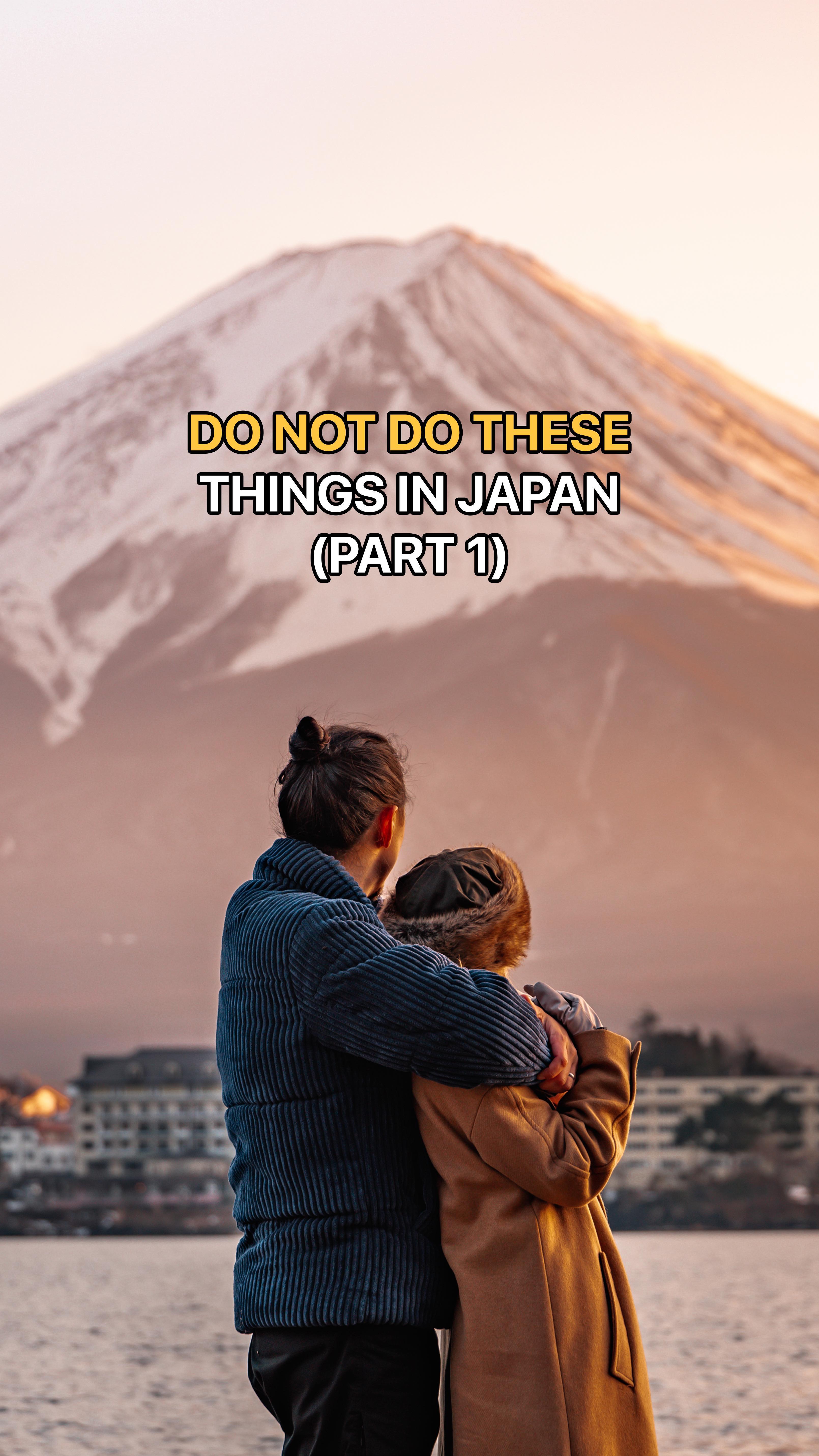 Japan Travel Etiquette Tips for Tourists