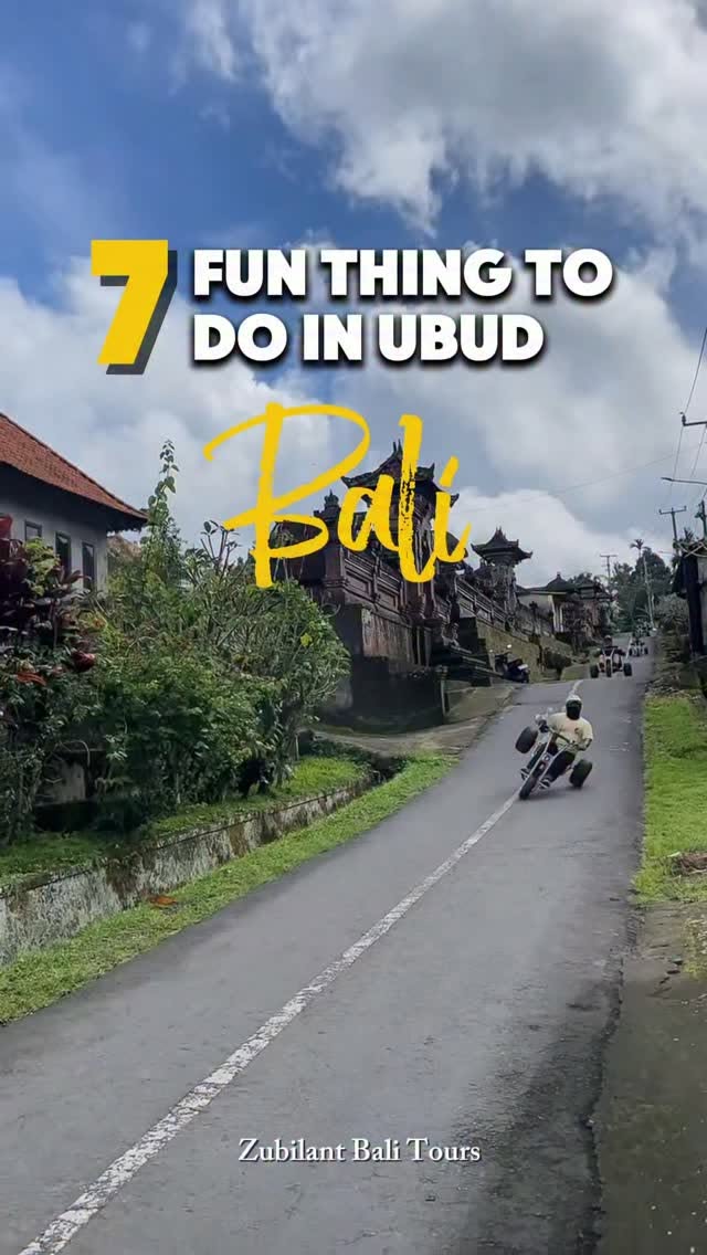 Ubud's Thrills And Scenic Bali Adventures