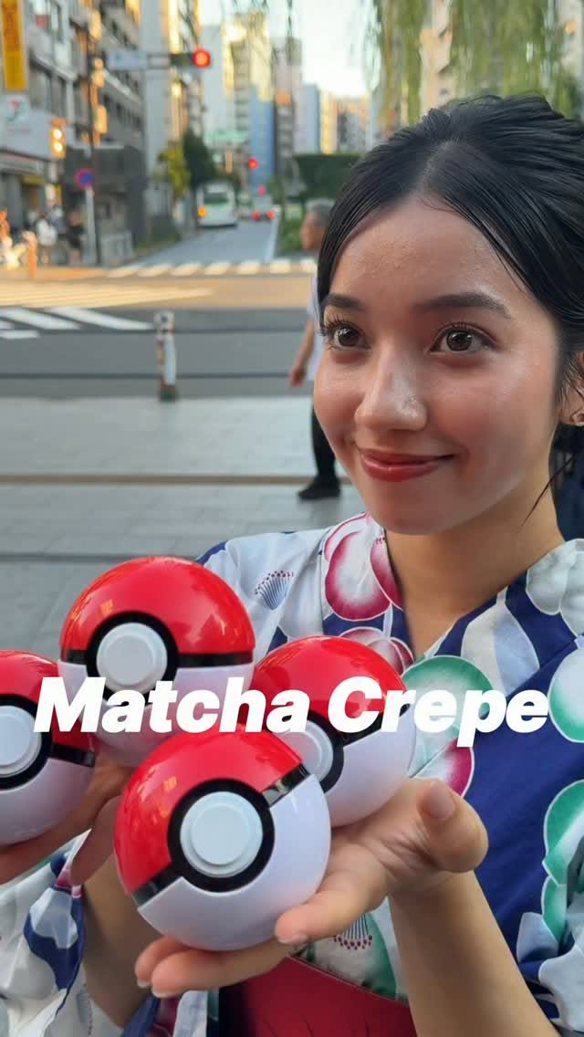 Matcha Crepe Delights In Asakusa