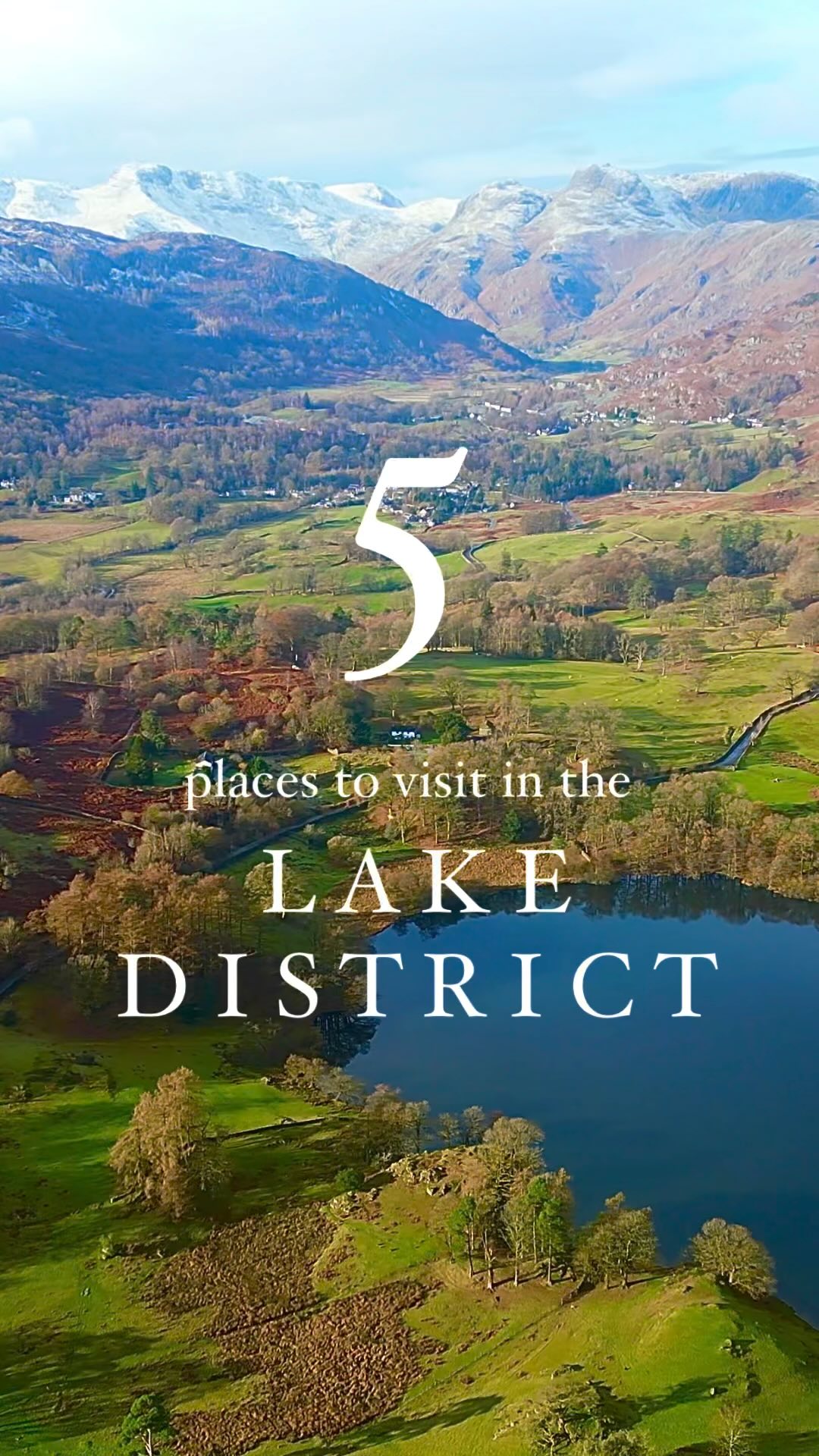 Six Scenic Spots in the Lake District