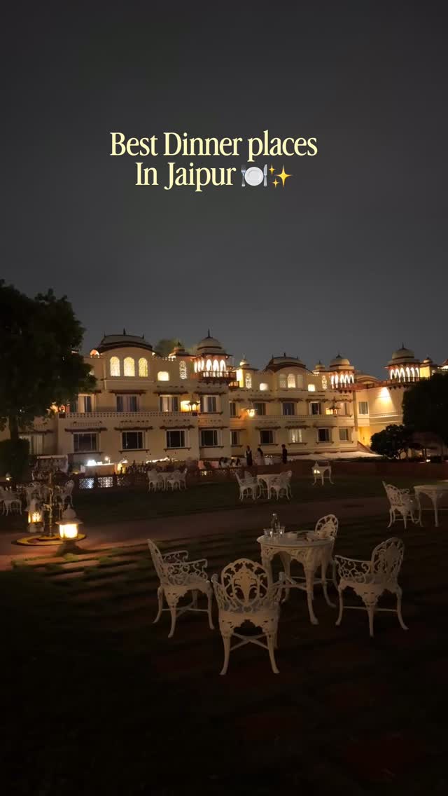 Jaipur's Elegant Restaurants And Cocktail Bars