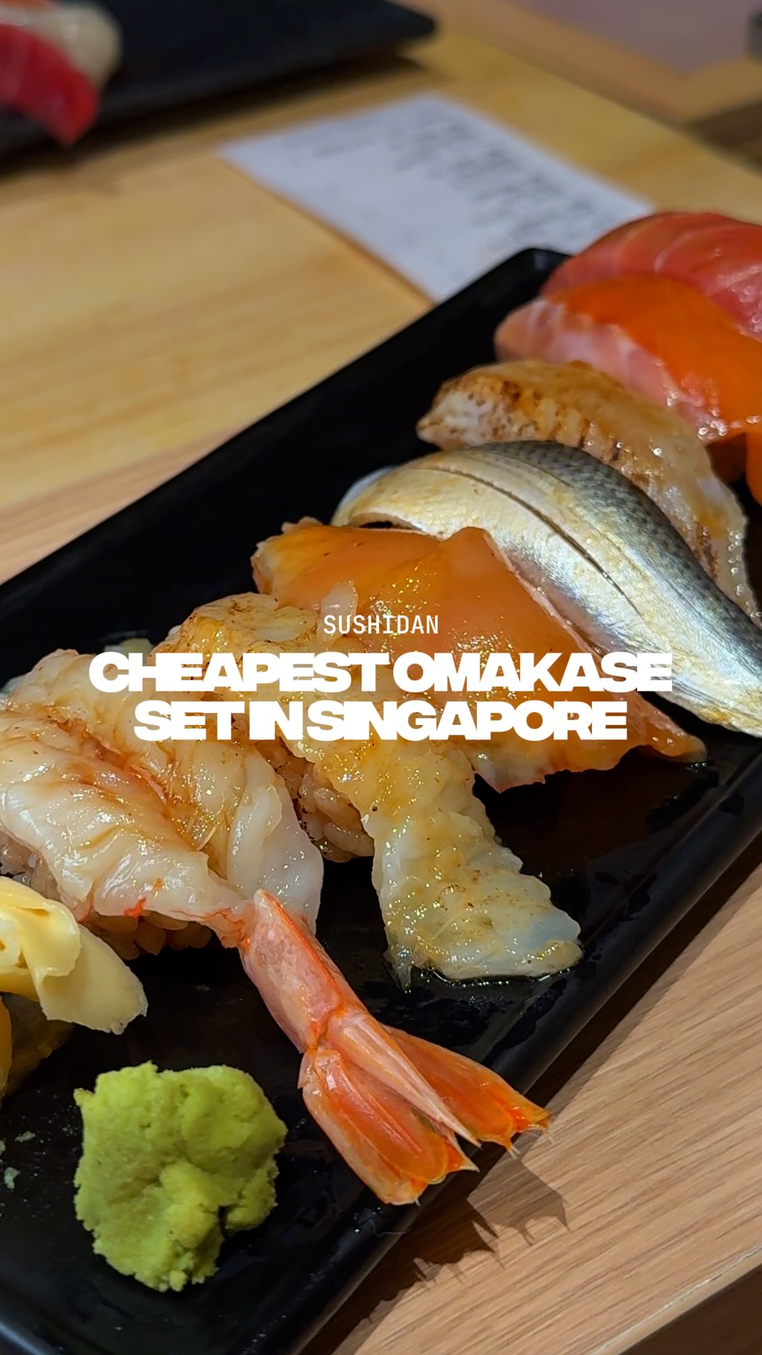 Affordable Omakase Sushi Set Meal
