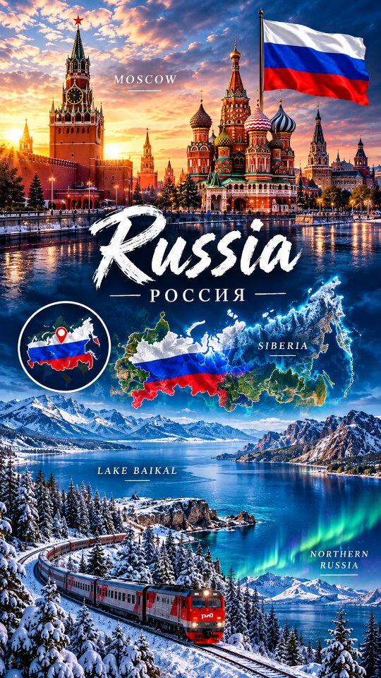 Russian Wonders: Mountains, Lakes, and Iconic Buildings