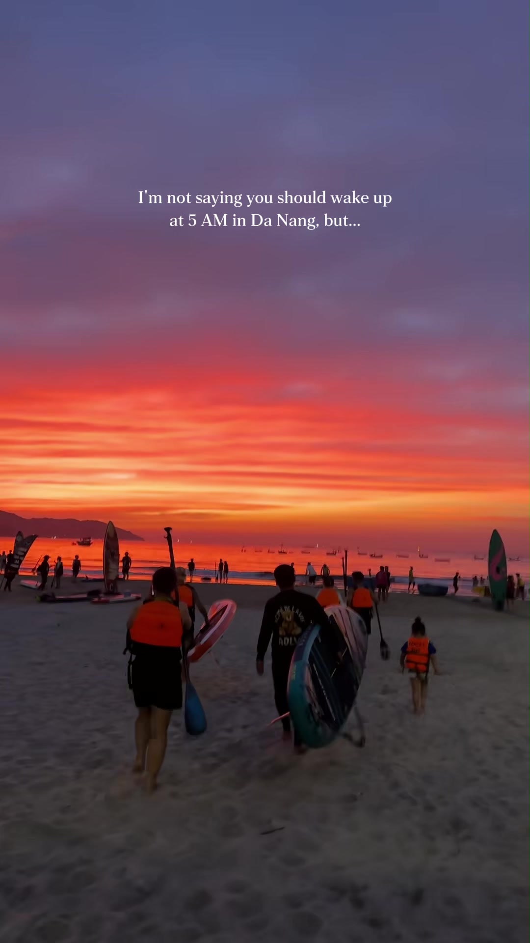 Danang Beach Sunrise Activities