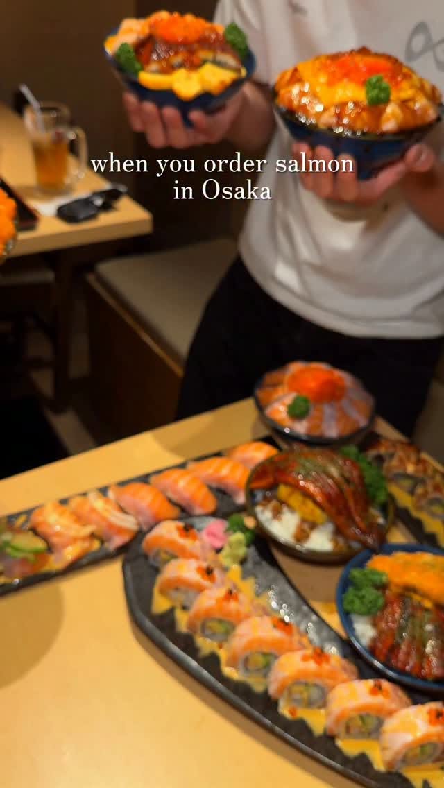 Salmon Specialty Restaurant in Namba