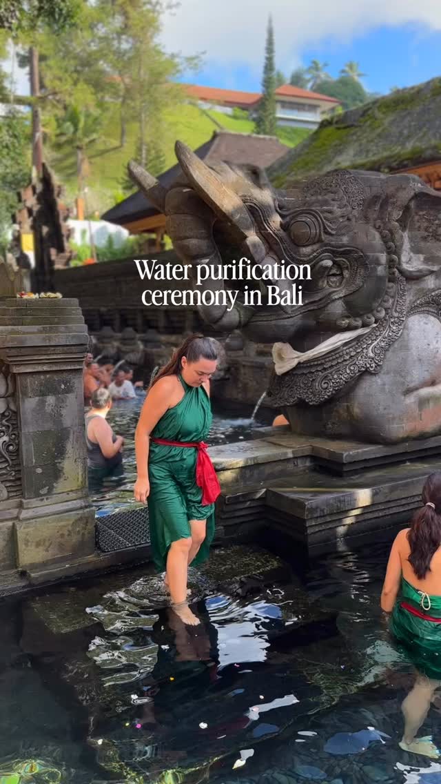 Bali's Tirta Empul Temple Purification Ceremony