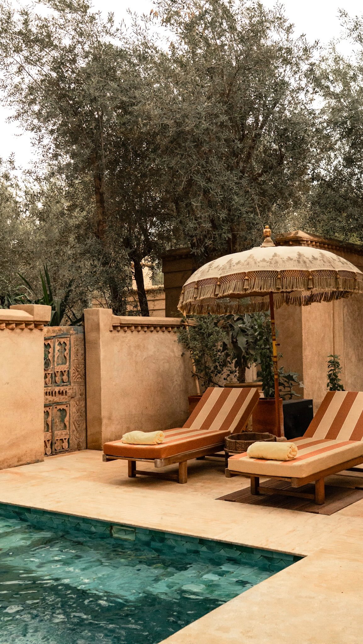 Sunsets Over Jnane Rumi's Scenic Hotel