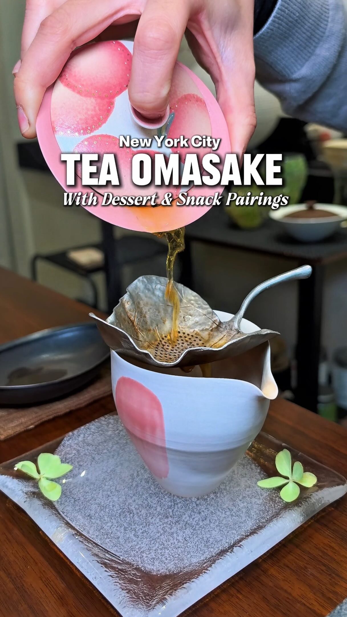 NYC Tea Omakase Experience with 14 Courses
