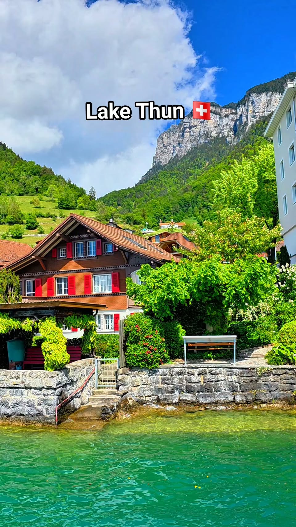 Swiss Alps And Lake Thun Destinations