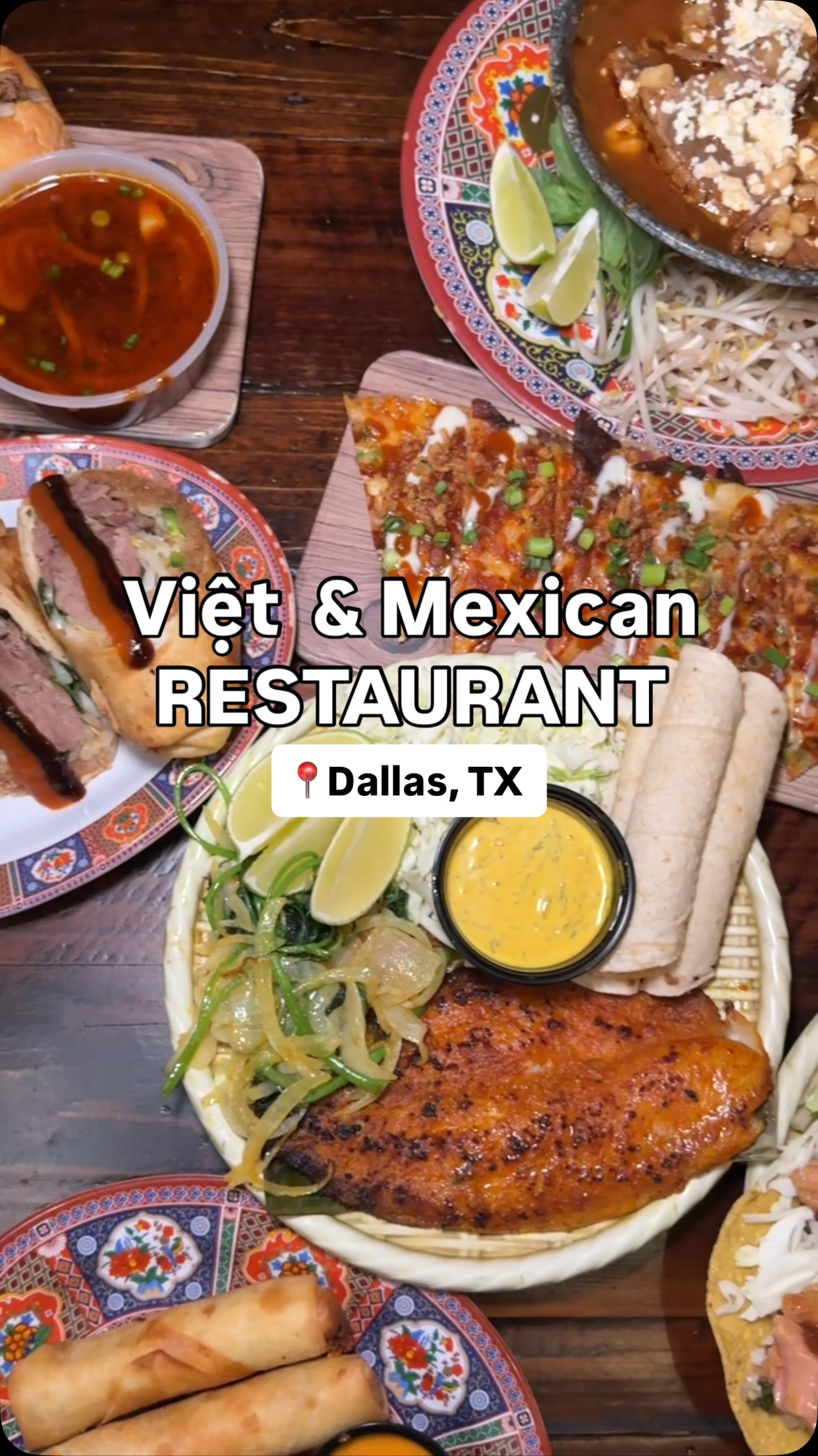 Fusion Dishes at Cris and John Viet - Mex Kitchen