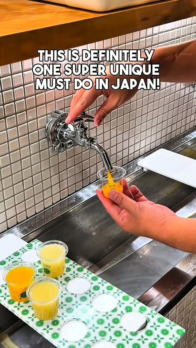 Ehime's Dining Table: Mikan Juice From Taps