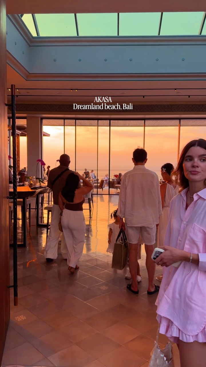 Dreamland Beach and Akasa Jumeirah Bali Sunset Views