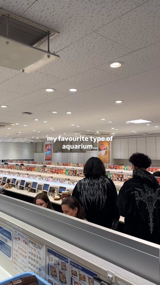 Shibuya's Unique Conveyor Belt Sushi Restaurant