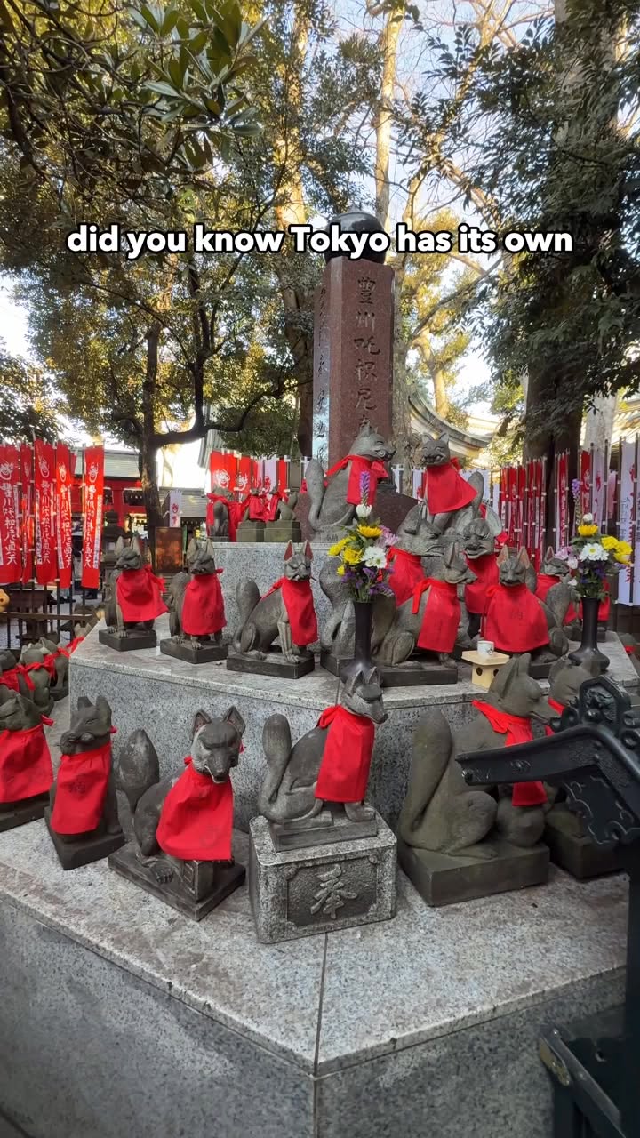 Tokyo's Fox Statues and Subway Exploration