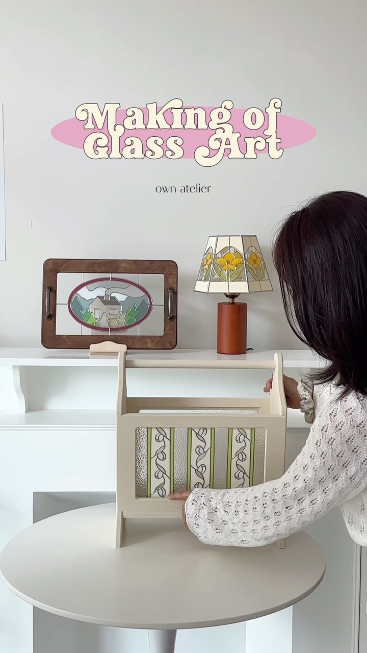 Glass Art Making Process At Own Atelier