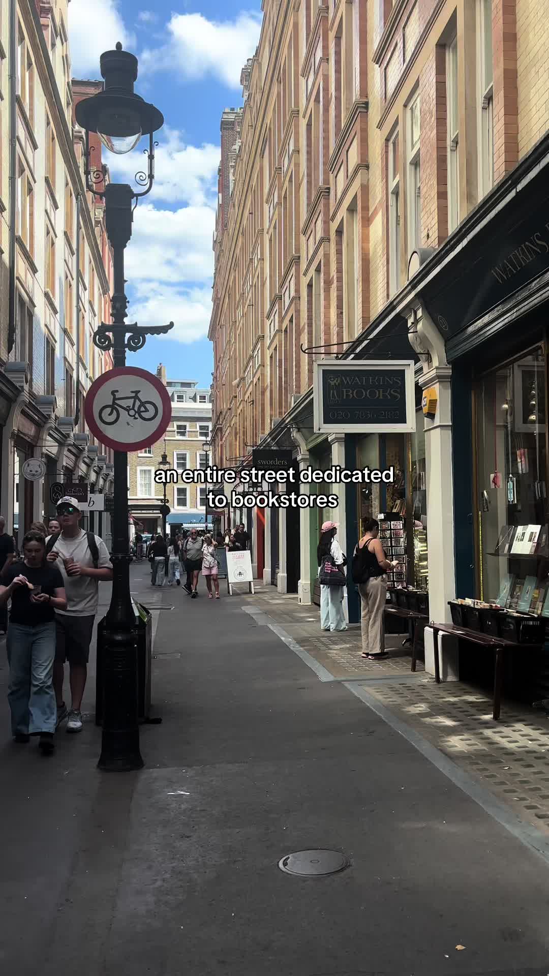 London's Book Lover's Paradise Street