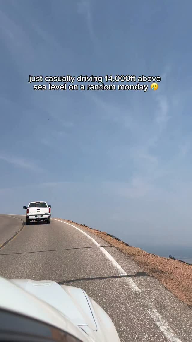Scenic and Scary Drive Up Pikes Peak