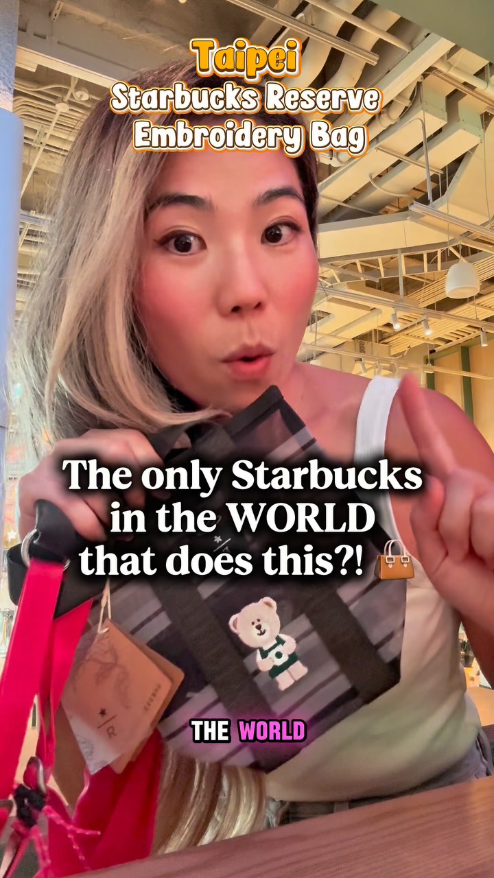 Taipei Starbucks Reserve Tote Bag Customization