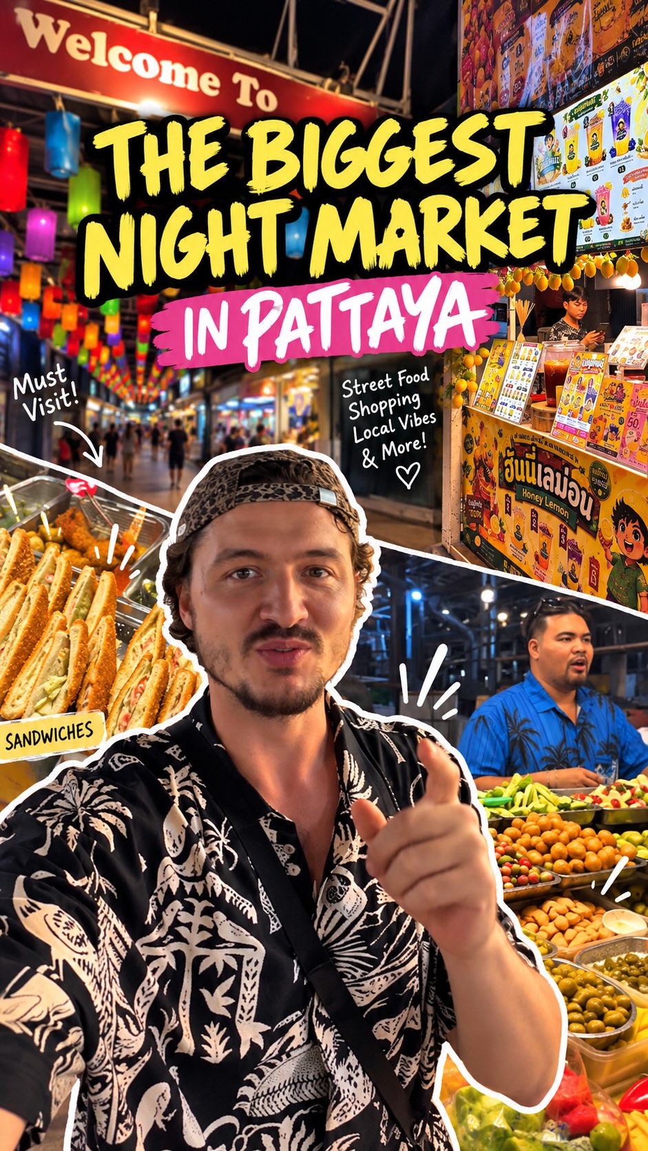Thepprasit Night Market: Spacious Thai Food and Shopping