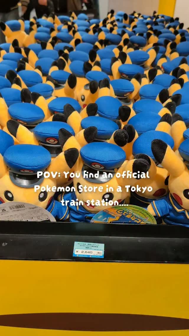 Tokyo Station Pokémon Store Merchandise Showcase