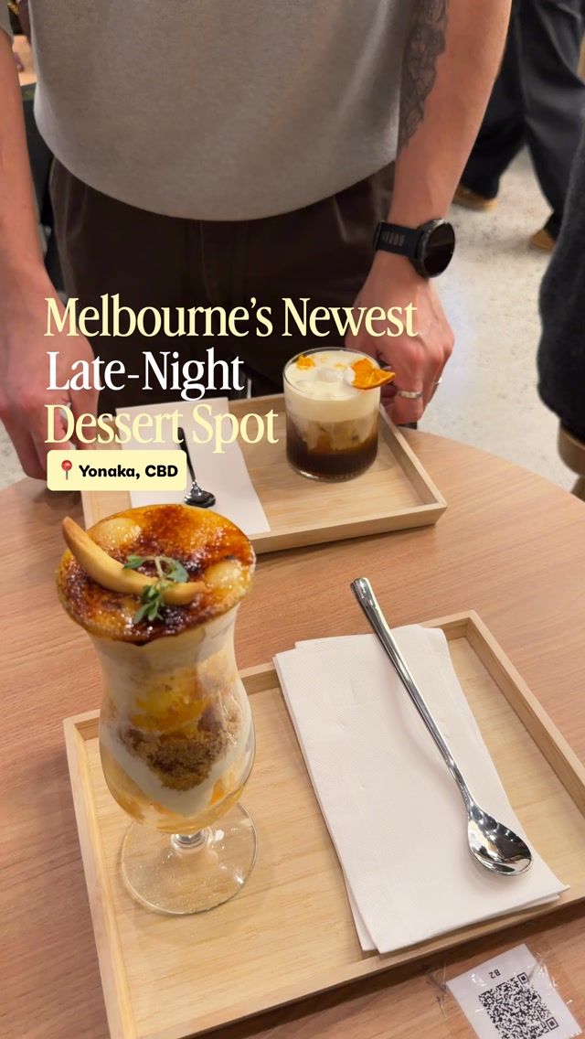 Late-Night Dessert Cafe Opens In Melbourne