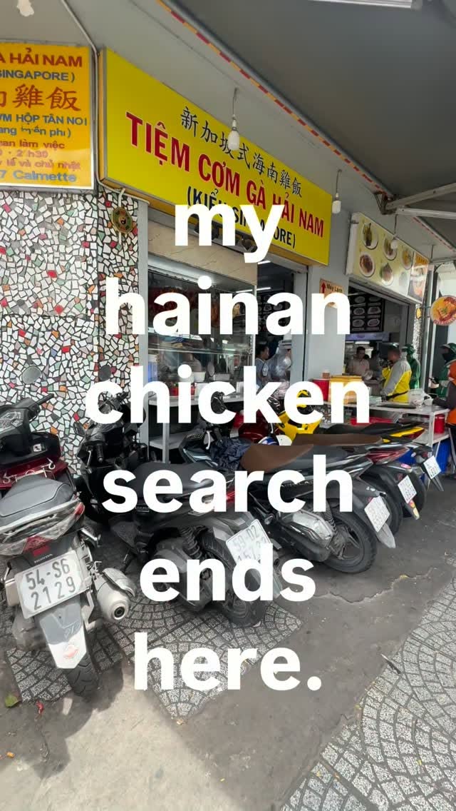 Singapore-Style Hainan Chicken in Ho Chi Minh City