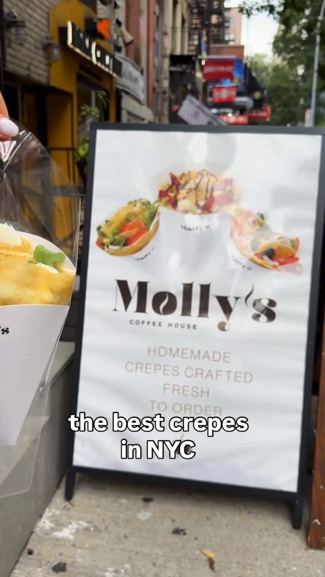 Molly's Coffee House Features Best Crepes in NYC