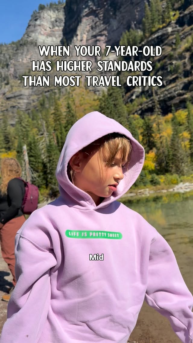 Glacier National Park Views Rated "Mid" By Child