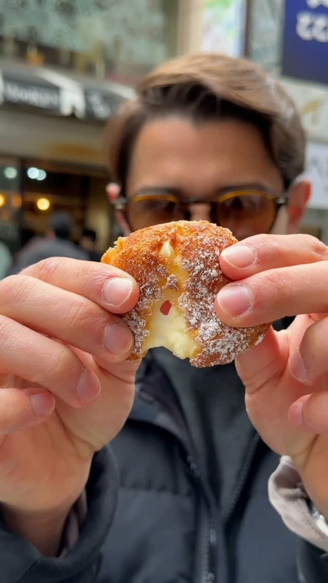 Viral Cream Puffs in Osaka, Japan