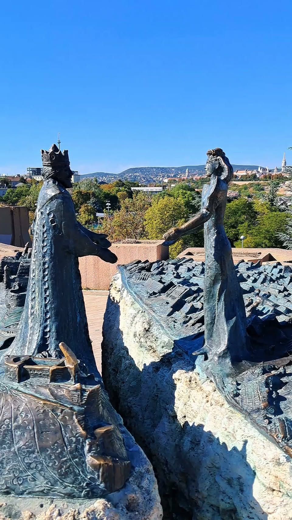 Budapest's Romantic Riverfront Statues