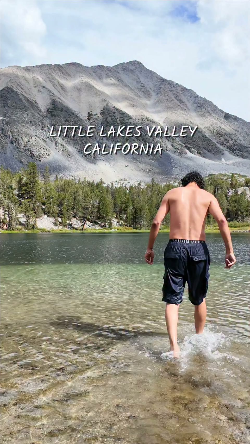 Little Lakes Valley Trail's Mountain Lake Scenery