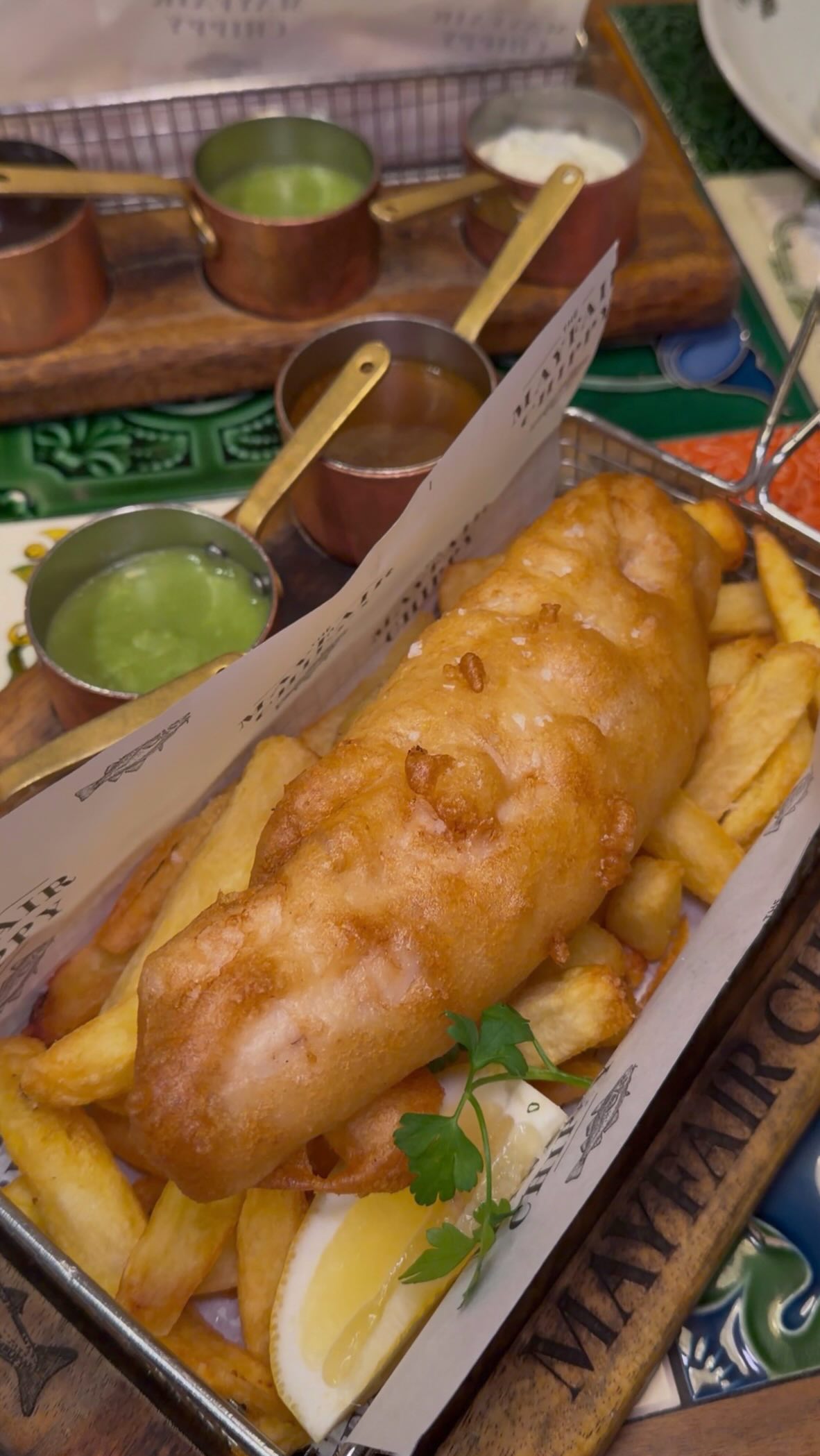 London's Mayfair Chippy Serves Up Seafood Delights