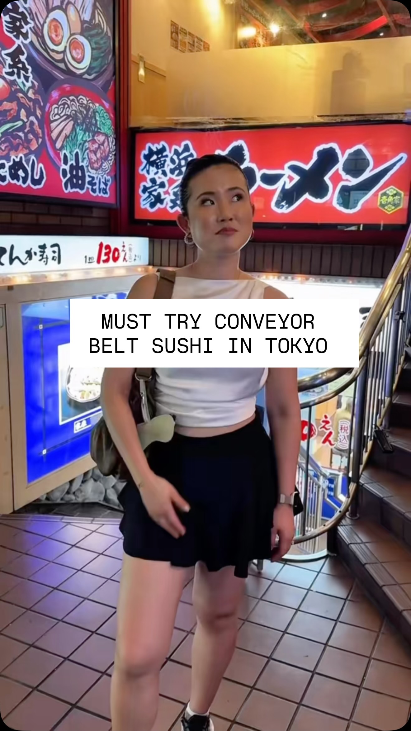 Affordable Conveyor Belt Sushi in Shibuya
