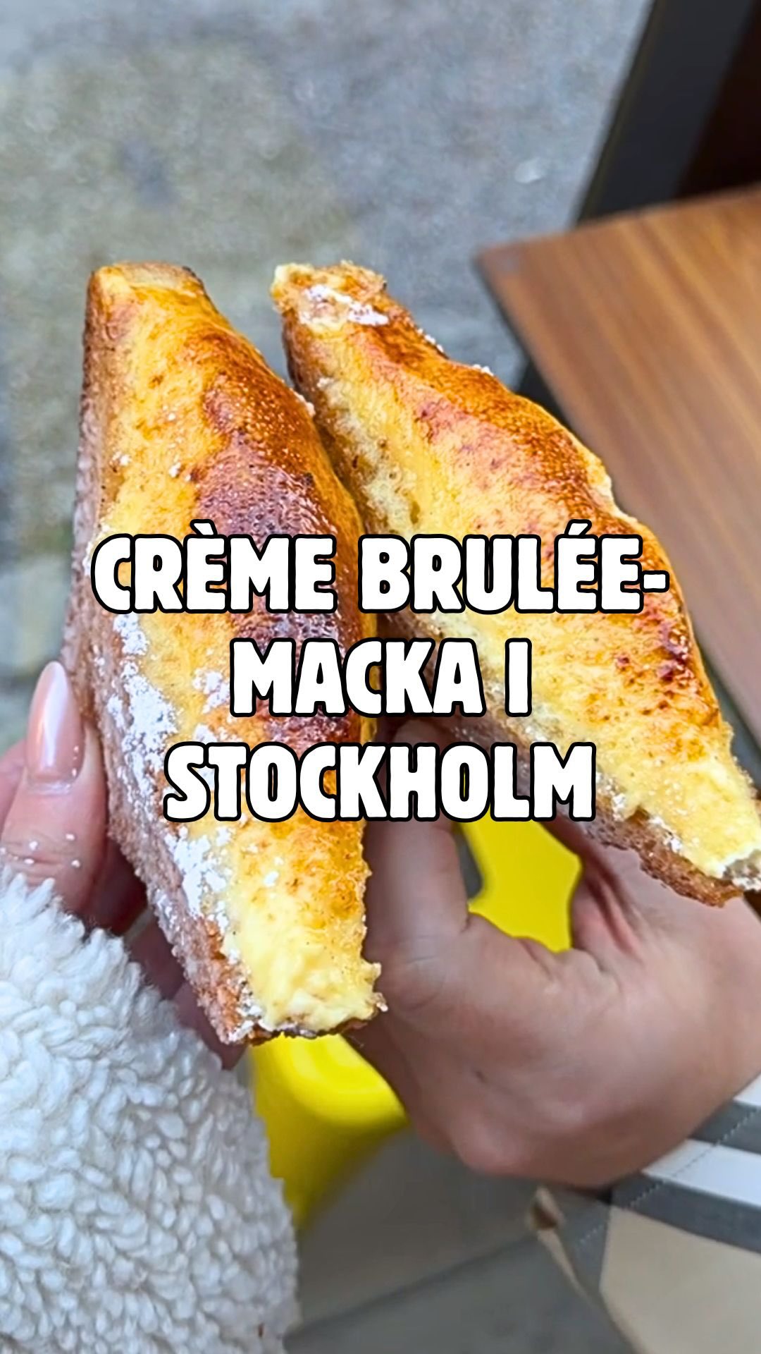 Viral Crème Brûlée Sandwiches in Stockholm