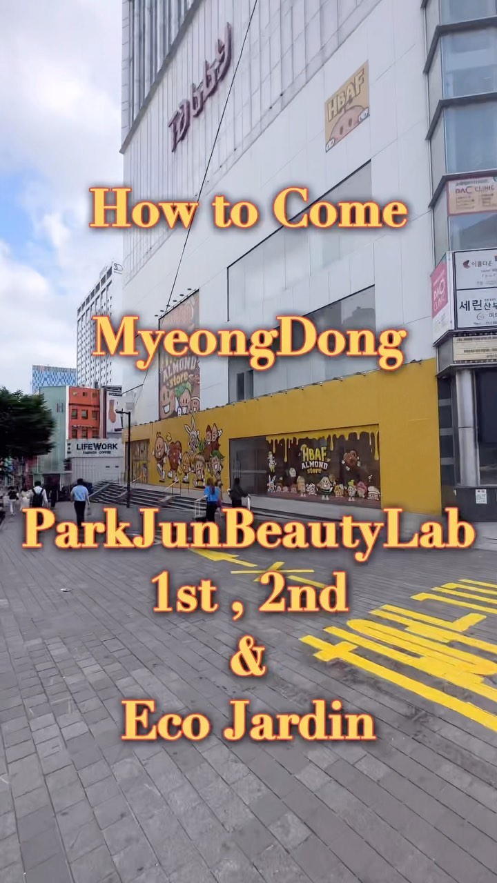 Seoul's Myeongdong District: Hair Salons and Shops
