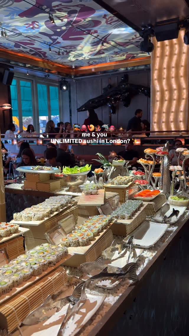 London's Unlimited Sushi Brunch Experience