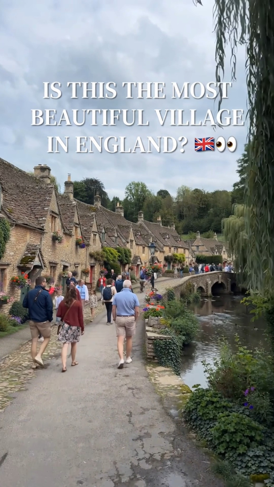 Picturesque Bibury Village in the Cotswolds
