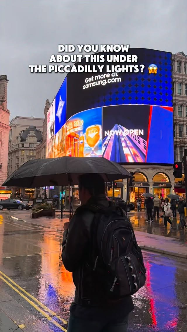 Piccadilly Lights Features Interactive Art Installations