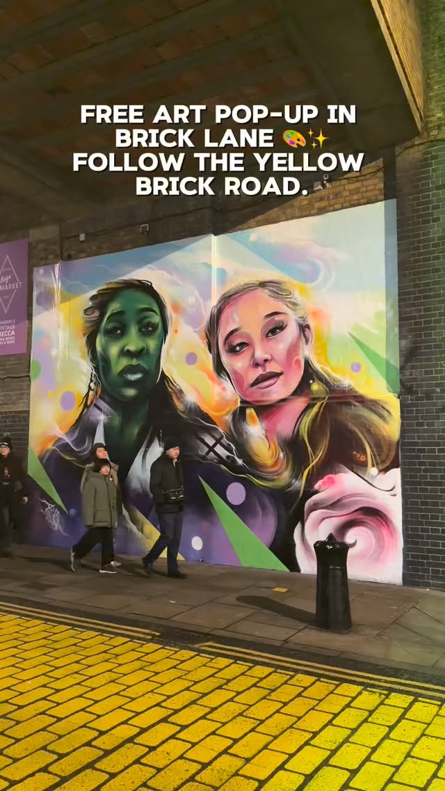 Brick Lane's Wicked-Inspired Street Art Takeover