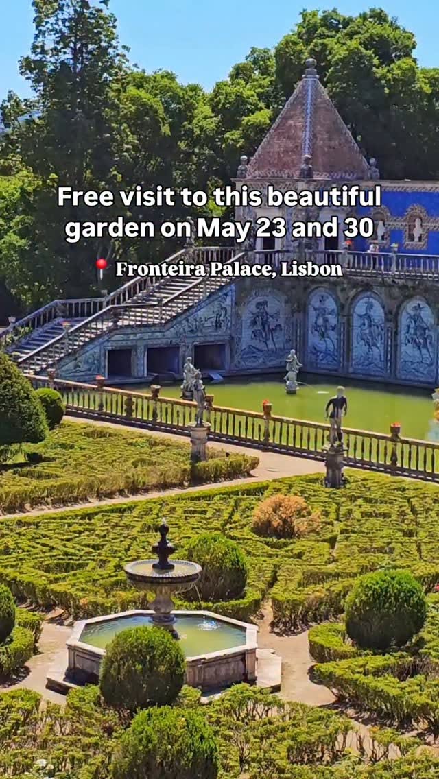 Fronteira Palace Gardens Open Free For Visitors