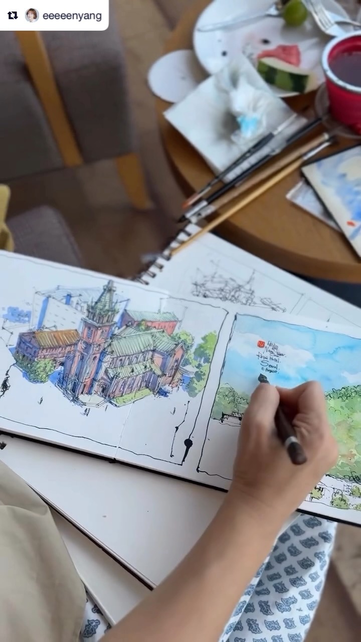 Seoul Landmarks For A Scenic Sketching Session