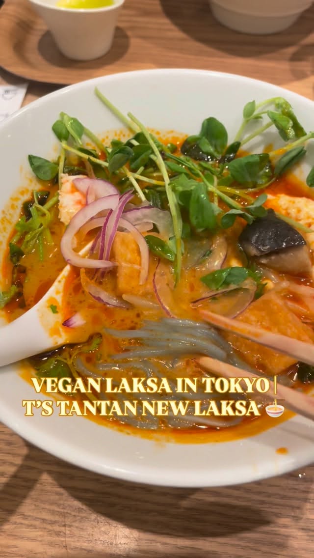 New Vegan Laksa Bowl at T's Tantan