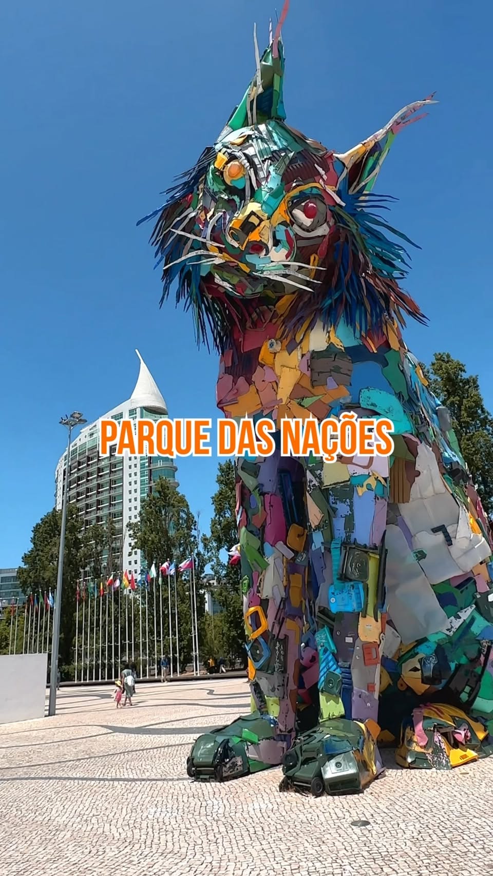 Modern Lisbon Neighborhood With Notable Attractions