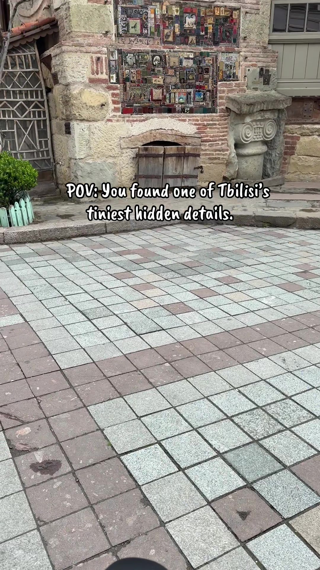 Gabriadze Clock Tower's Tiny Hidden Detail