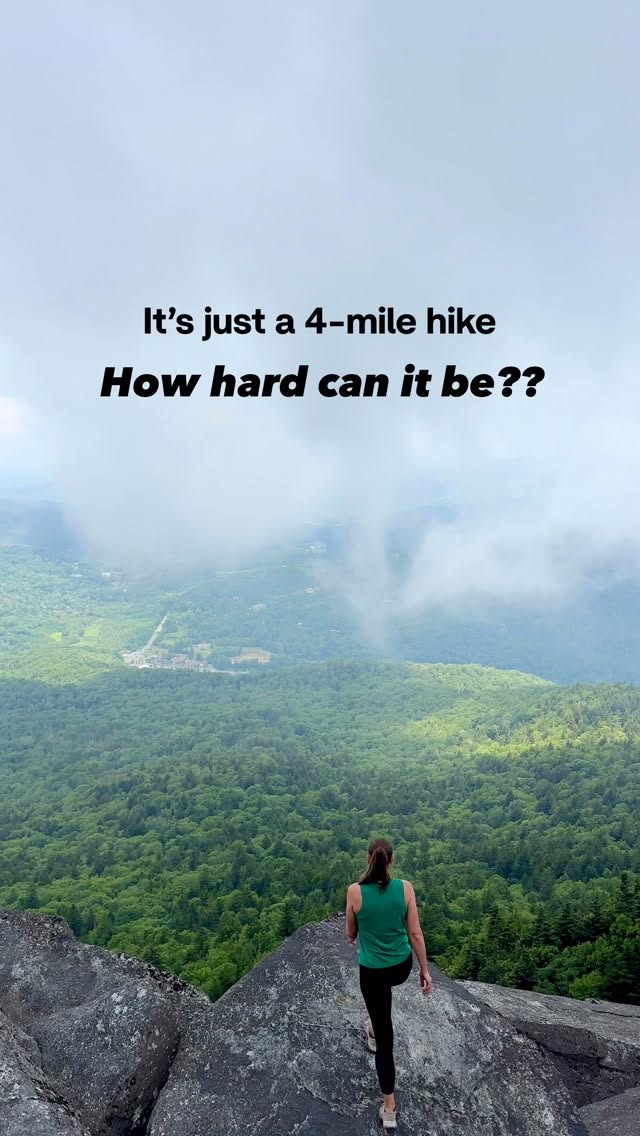 Challenging North Carolina Hike With Ropes And Ladders